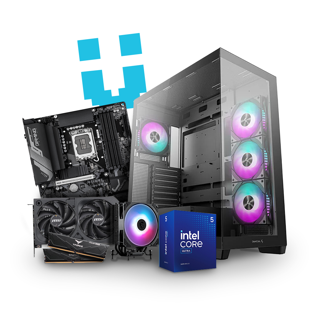 Brutech Common Gaming PC – RTX 5050, Intel Core Ultra 5 225F, DeepCool CC560
ARGB Case – Entry Level Gaming PC South Africa