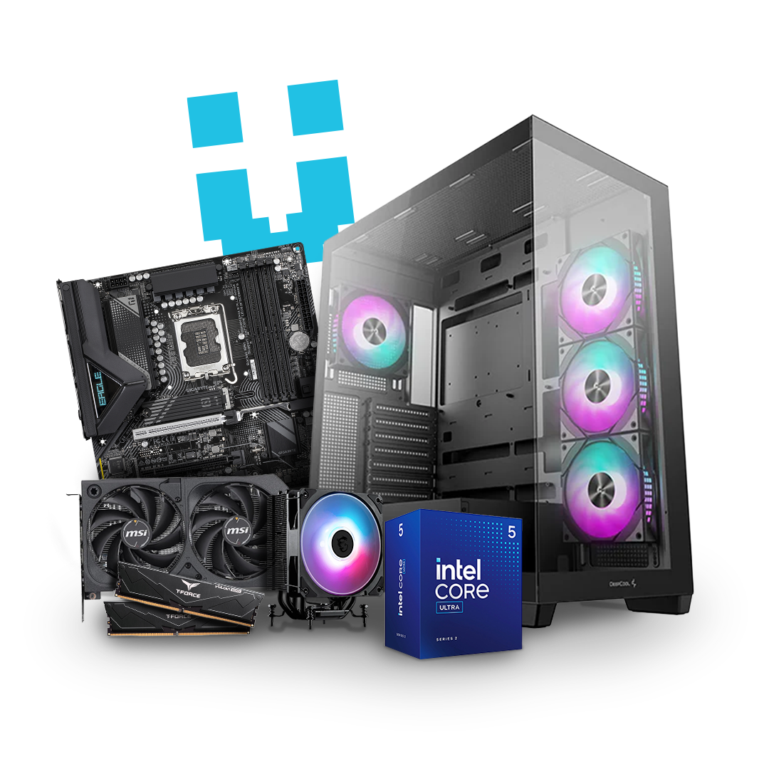 Brutech Uncommon Gaming PC – RTX 5060, Intel Core Ultra 5 225F,
DeepCool CG530 ARGB – Hand-Built Gaming PC South Africa