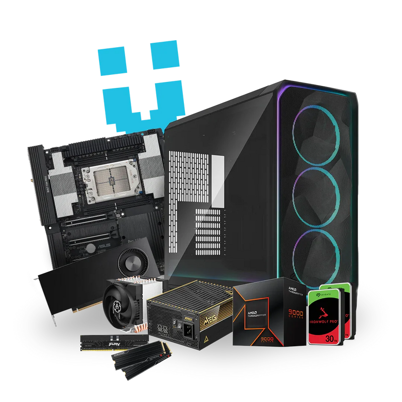 Brutech Einstein Threadripper Workstation – AMD Threadripper 
9980X 64-Core, NVIDIA RTX 5000 Blackwell 72GB ECC, Fractal 
Design Meshify 3 XL – Maximum Memory Professional Workstation 
South Africa