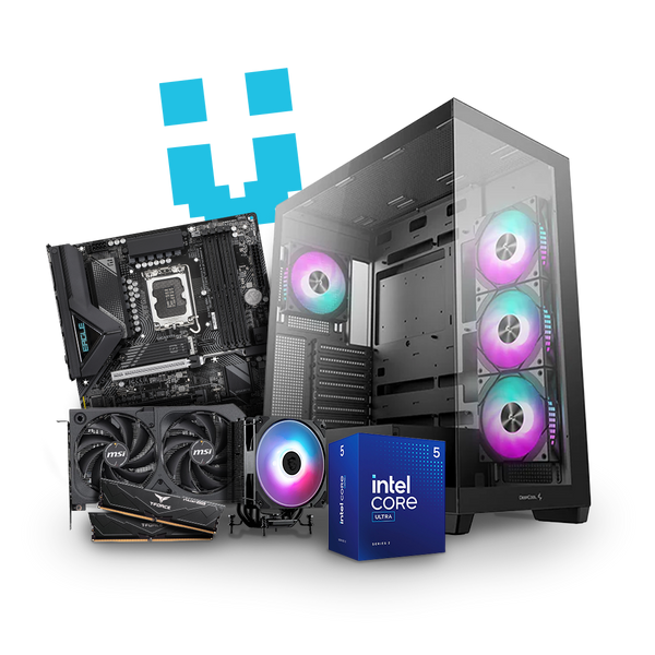 Brutech Common Gaming PC – RTX 5050, Intel Core Ultra 5 225F, DeepCool CC560 
ARGB Case – Entry Level Gaming PC South Africa