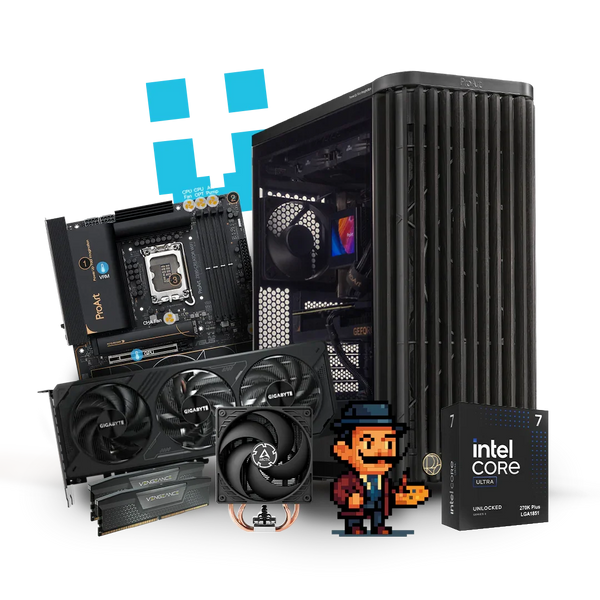 Brutech Dali Creator Workstation – RTX 5070 12GB, Intel Core 
Ultra 7 265K, ASUS ProArt Z890, PA401 Wood Edition – 
Professional Intel Workstation South Africa