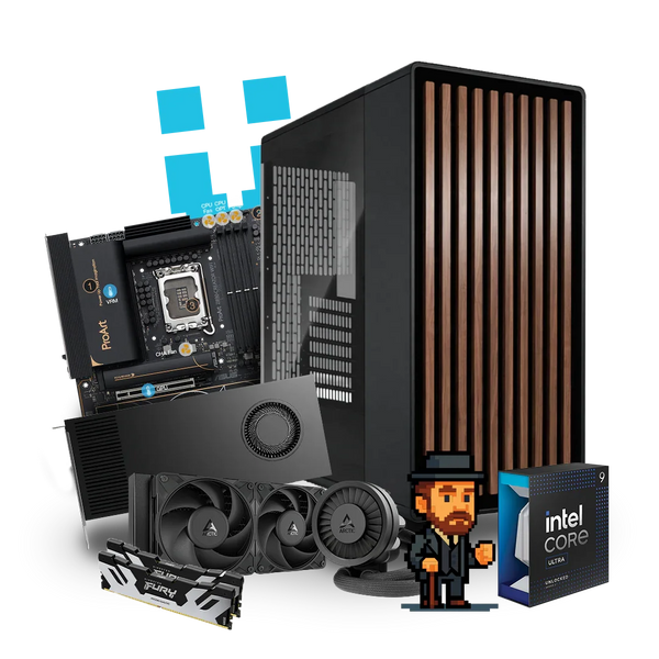 Brutech Degas Professional Workstation – NVIDIA RTX 4500 Blackwell 
32GB, Intel Core Ultra 9 285K, Fractal Design North – Intel 
Professional Workstation South Africa