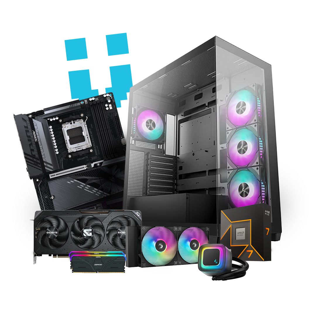 Brutech Divine Gaming PC – AMD RX 9070 XT 16GB, Ryzen 7 
9700X – All AMD Gaming PC South Africa