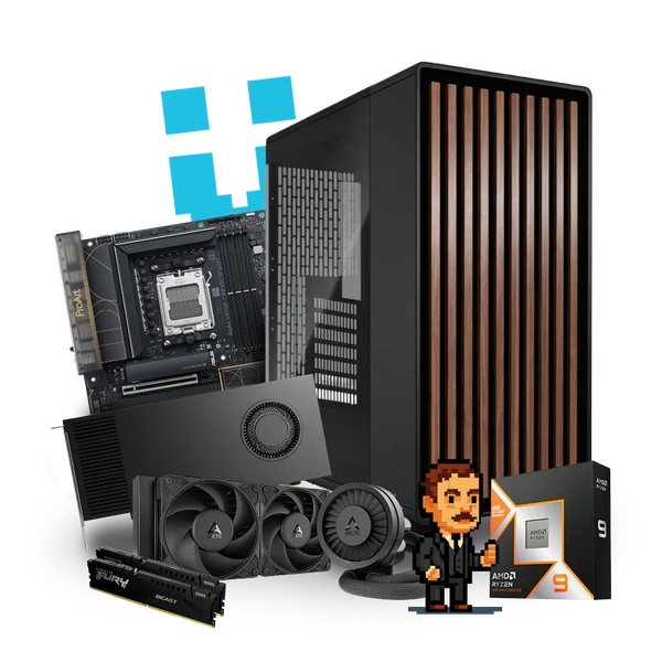 Brutech Munch Professional Workstation – NVIDIA RTX 4500 Blackwell 
32GB, AMD Ryzen 9 9900X3D, Fractal Design North – Professional 
GPU Workstation South Africa
