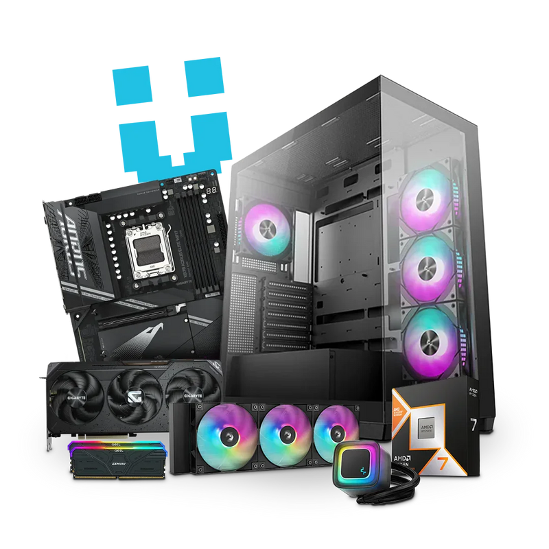 Brutech Mythic Gaming PC – AMD RX 9070 XT 16GB, Ryzen 7 
9850X3D 3D V-Cache – Ultimate Gaming CPU South Africa