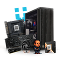 Brutech Pollock Creator Workstation – RTX 5070 Ti 16GB, AMD 
Ryzen 7 9850X3D 3D V-Cache, ASUS ProArt X870E, PA401 Wood 
Edition – AMD Creator Workstation South Africa