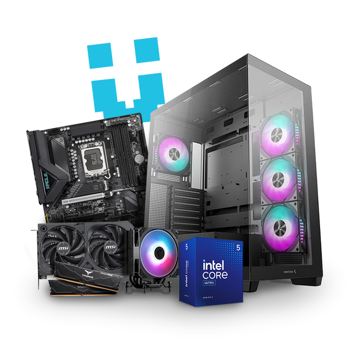 Brutech Uncommon Gaming PC – RTX 5060, Intel Core Ultra 5 225F, 
DeepCool CG530 ARGB – Hand-Built Gaming PC South Africa