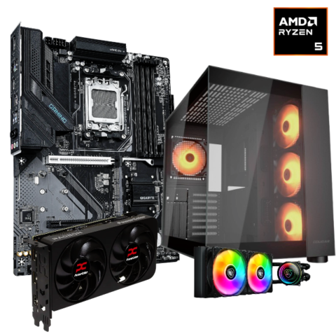 ZeroRAM Prebuilt Gaming PCs – Brutech BYO RAM Systems in South Africa 3 Brutech Fabled Ryzen 5 9600X / RX 9060XT 16GB ZeroRAM PC